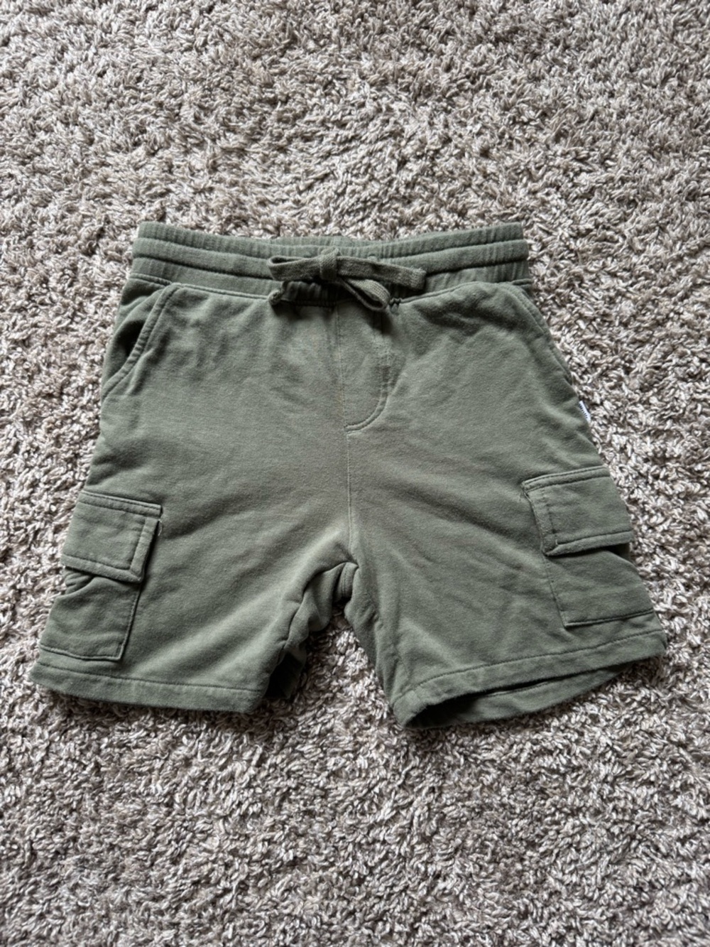Little Sleepies Play Cargo Shorts, Olive, 4T